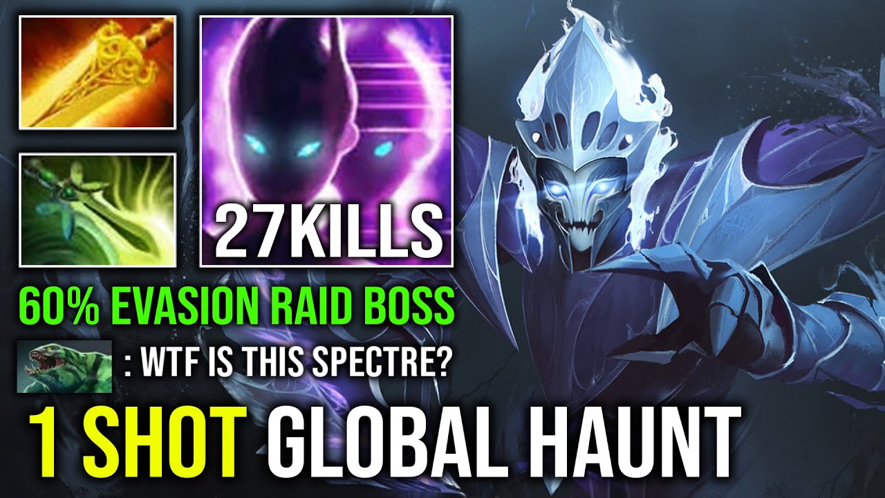 Nothing Can Stop Tank Spectre 60% Evasion Raid Boss 1v5 Global Haunt Max Desolate Hard Carry Dota 2