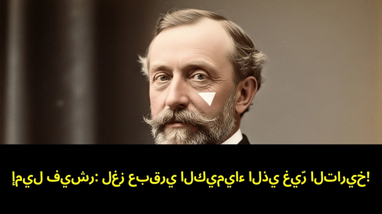 إميل فيشر: لغز عبقري الكيمياء الذي غيّر التاريخ!