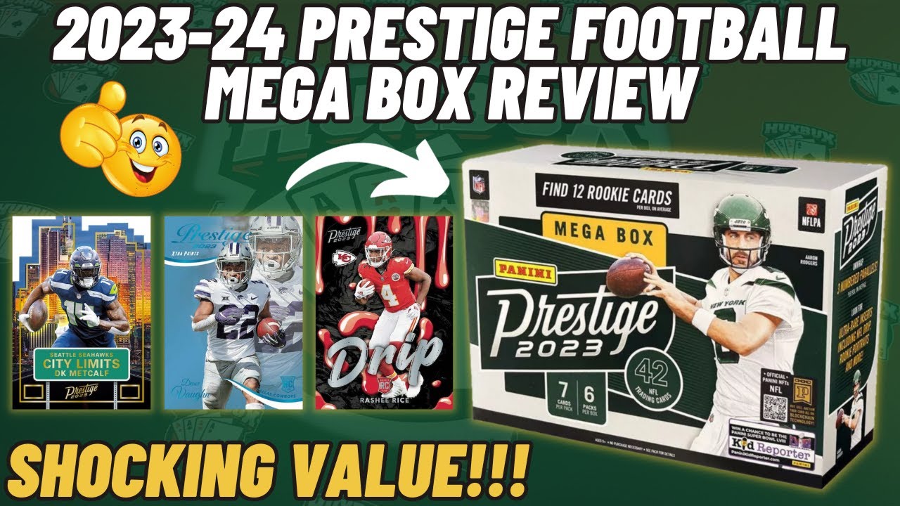 SHOCKING VALUE!!! || 2023-24 Panini Prestige Football Mega Box Review || ROOKIE SHORT PRINTS GALORE
