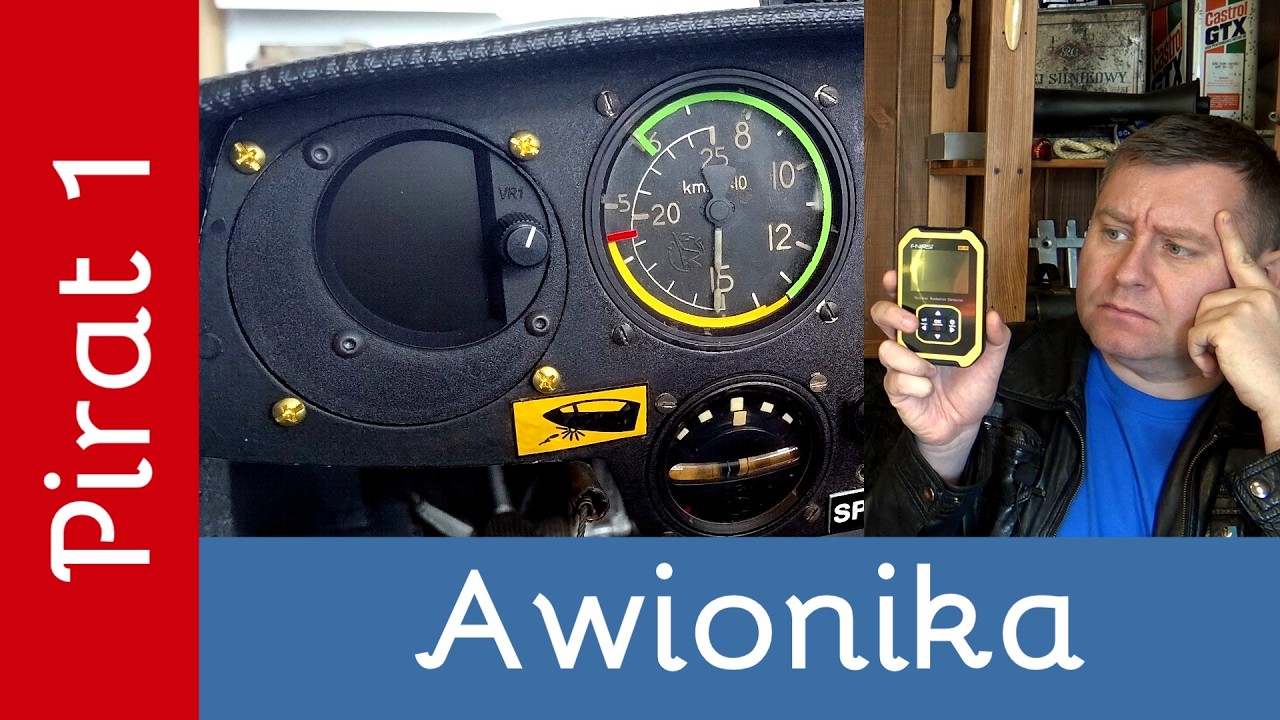 Pirat Jedynka 5/6 - awionika, wariometr Logstream, radio #Zabytki_Nieba