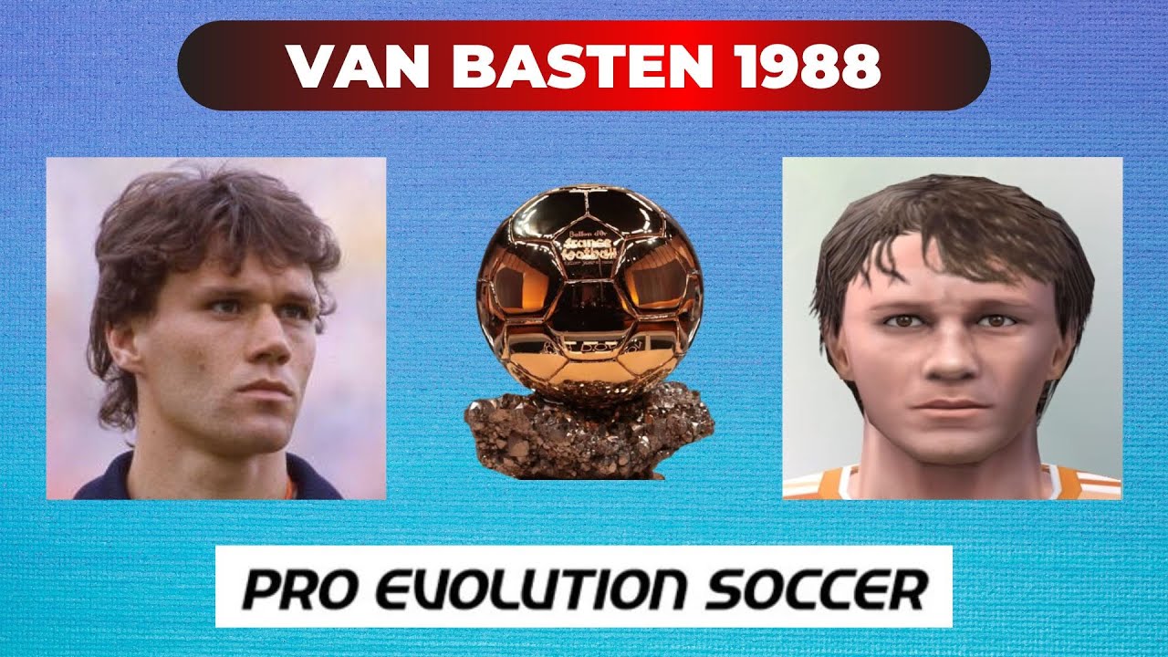 Marco Van Basten - Ballon d'Or 1988 - Habilidades Completas para o PES de PS2