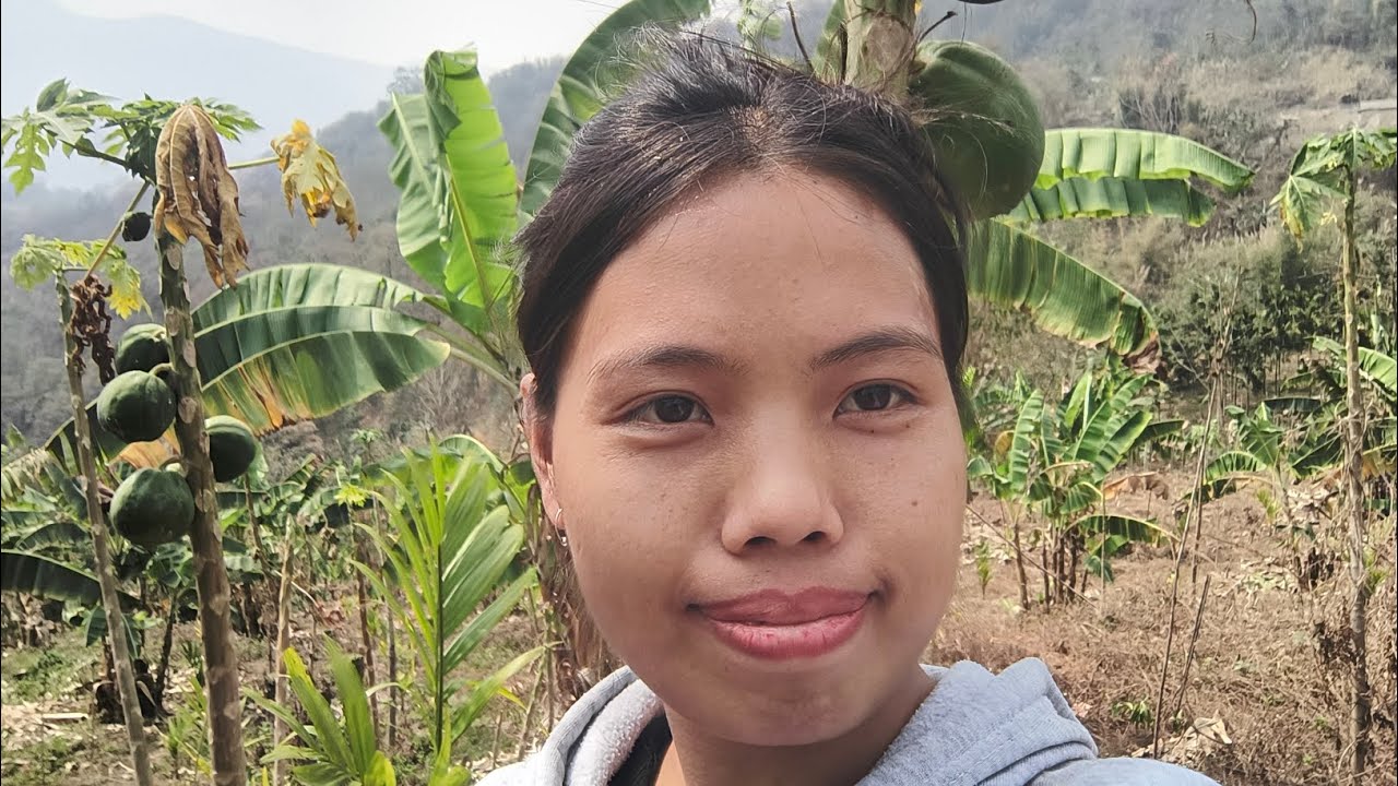 Went to my masi's bagan to collect vegetables | @Abale_ngame | #villagelife