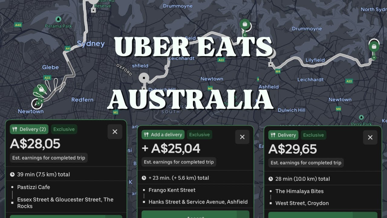 Kerja Uber Eats di Australia Gajinya Gak Ada Lawan #uberdriver #ubereats #hahaheheisfun