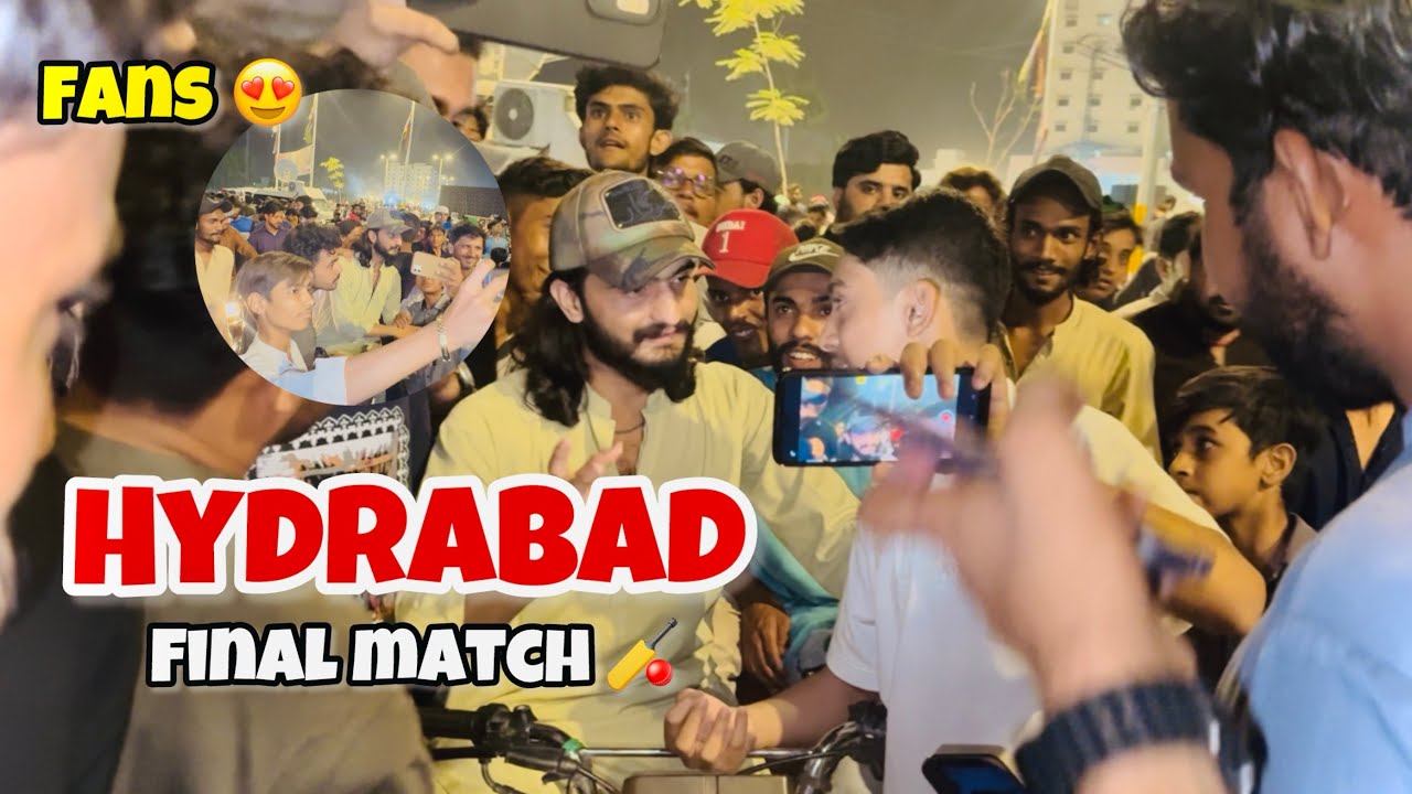 Hydrabad PSL final match 🏏￼ | In the end, fans blocked the way 😭🕊️| Ali Baloch official