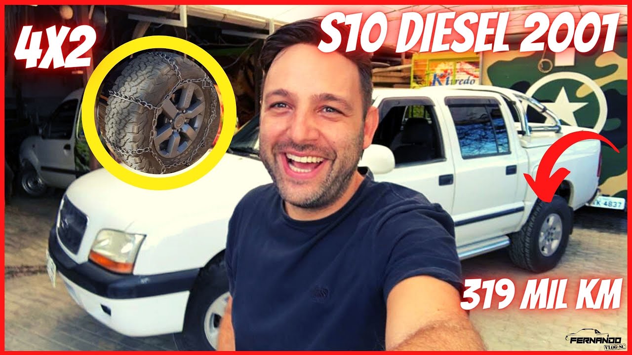 S10 Diesel 2001 4x2 com 319 Mil km, É Boa?! Manutenção?!Consumo?!
