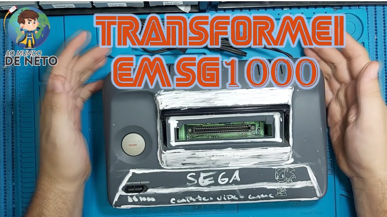 TRANSFORMEI MASTER SYSTEM 3 EM UM SG1000 #custom