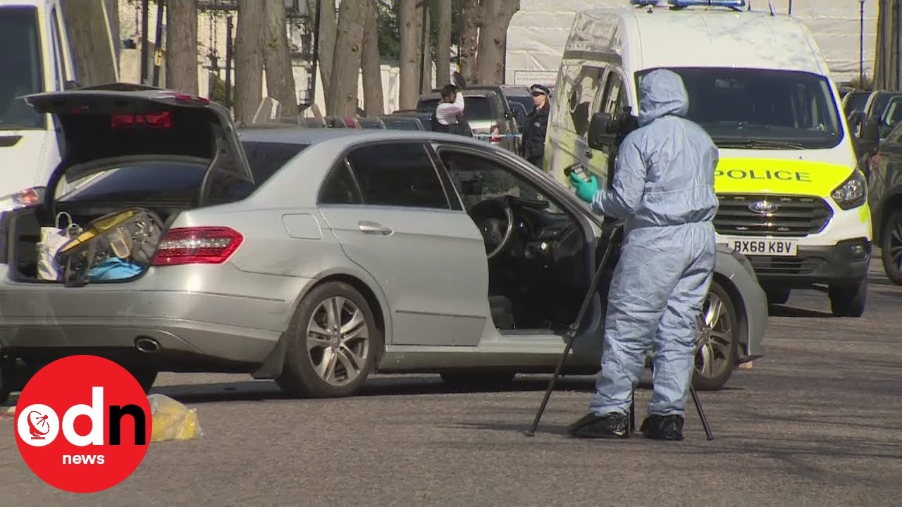 Shots fired by police after Ukranian ambassador's car is rammed in London