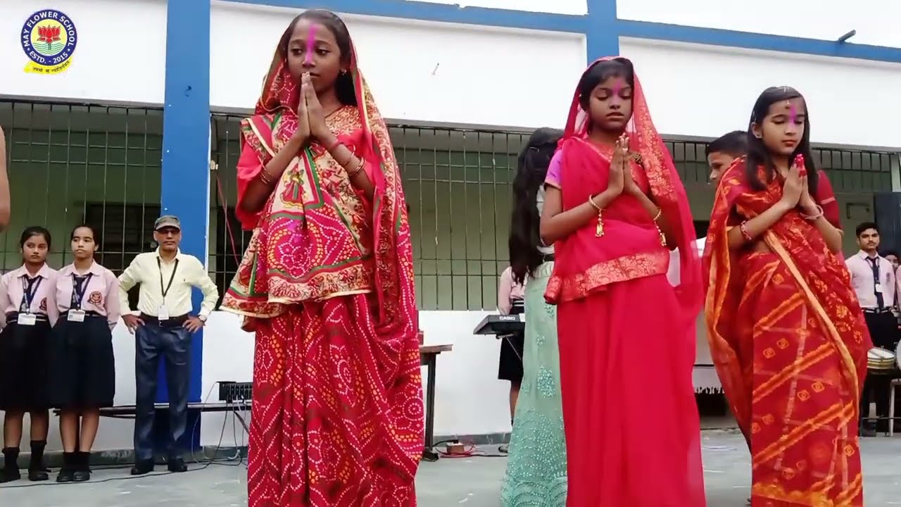 छठ पूजा ( Chhath Puja) BIHAR। May Flower School,Shyam Vihar,Patna| Best School In Patna।