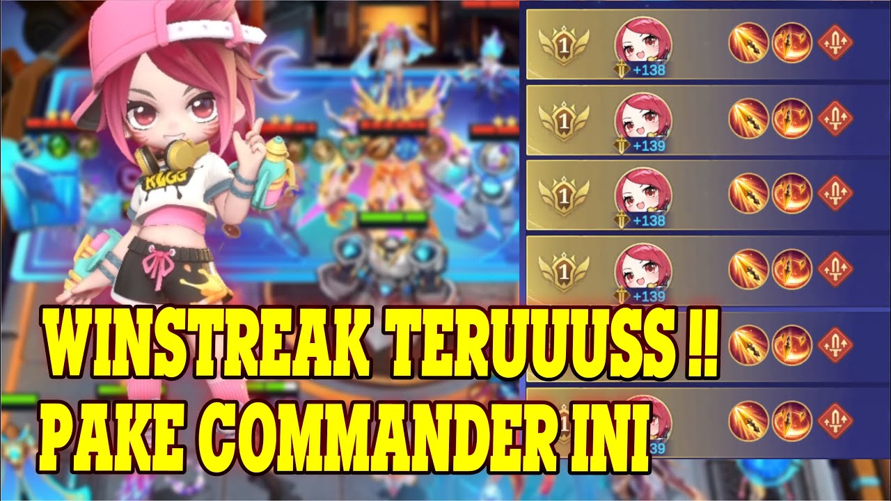 PAKE COMMANDER INI PASTI BISA WINSTREAK !! COMMANDER META MAGIC CHESS GOGO 2026