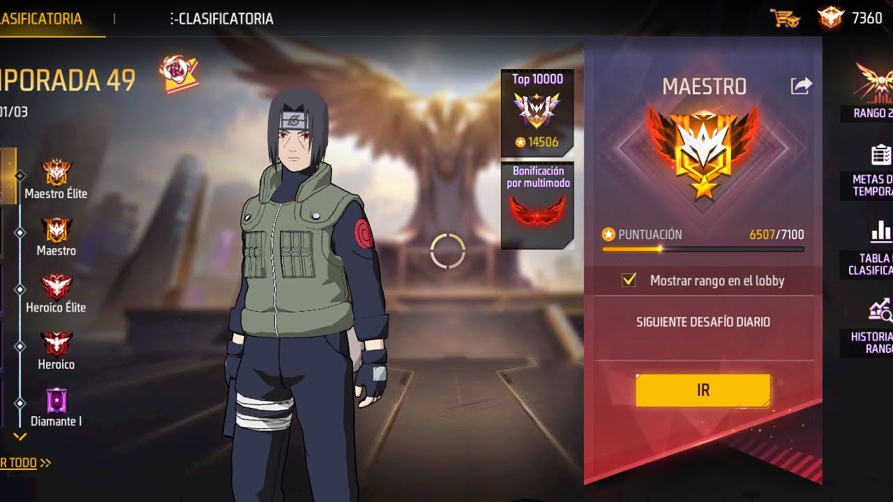 Jugando sin atributos hasta llegar a gran maestro #3 #freefire #freefiremax #garenafreefire