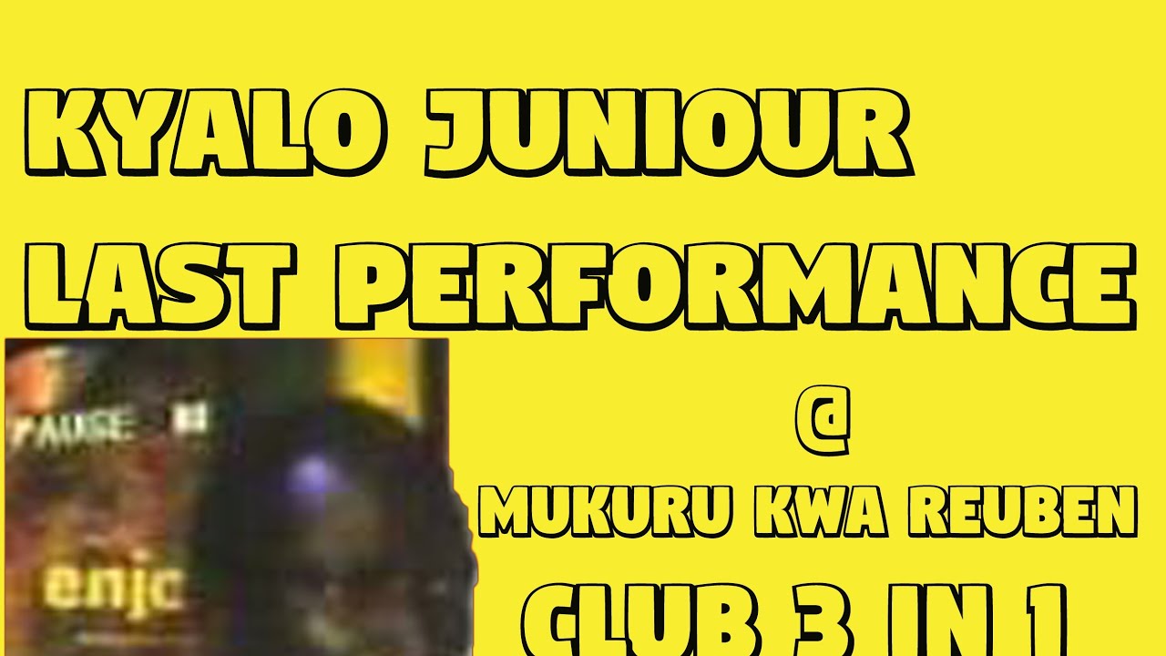 How kyalo junior fell down on his last performance at Reuben club 3 in  1.