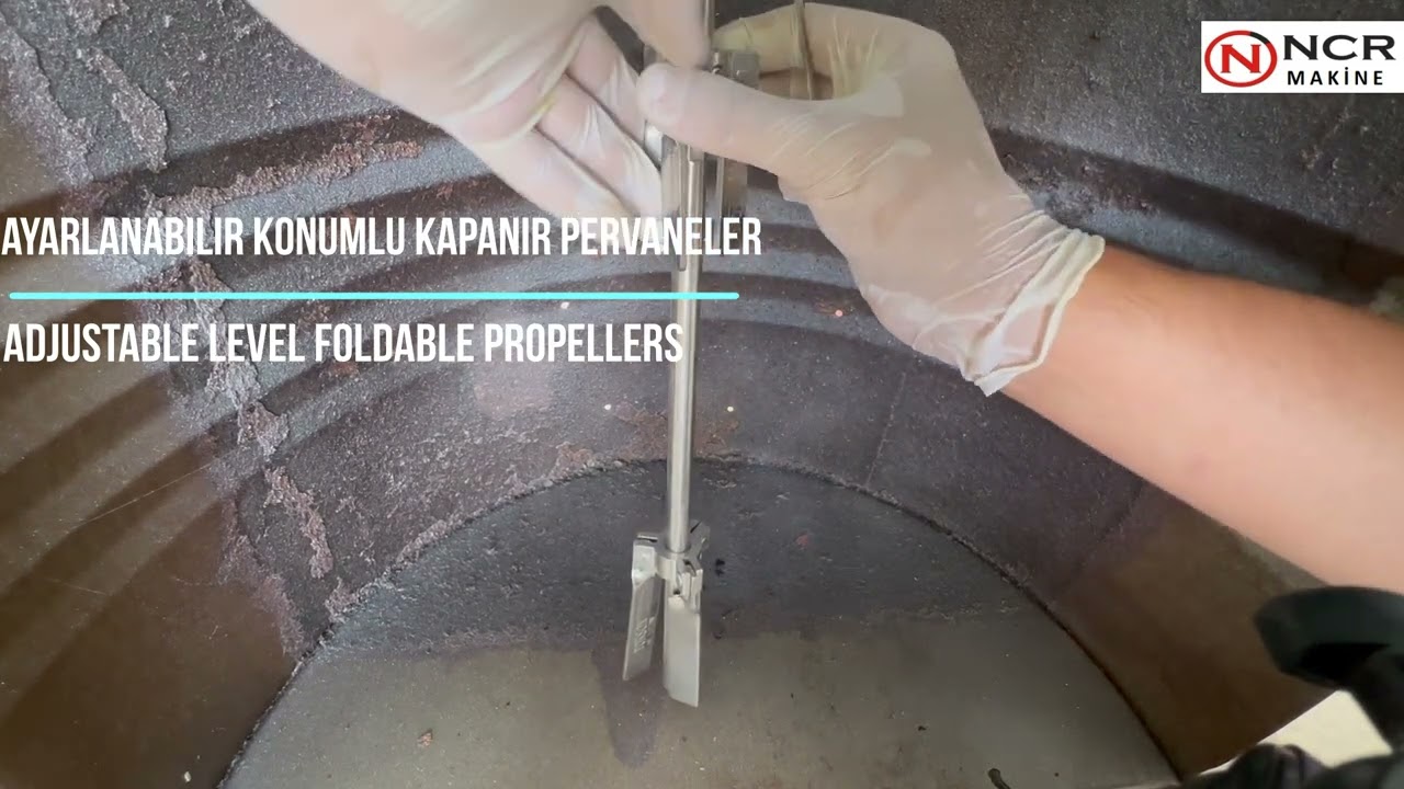 KİMYASAL KARIŞTIRICI / VARİL KARIŞTIRICI / CHEMICAL MIXER/ DRUM MIXER