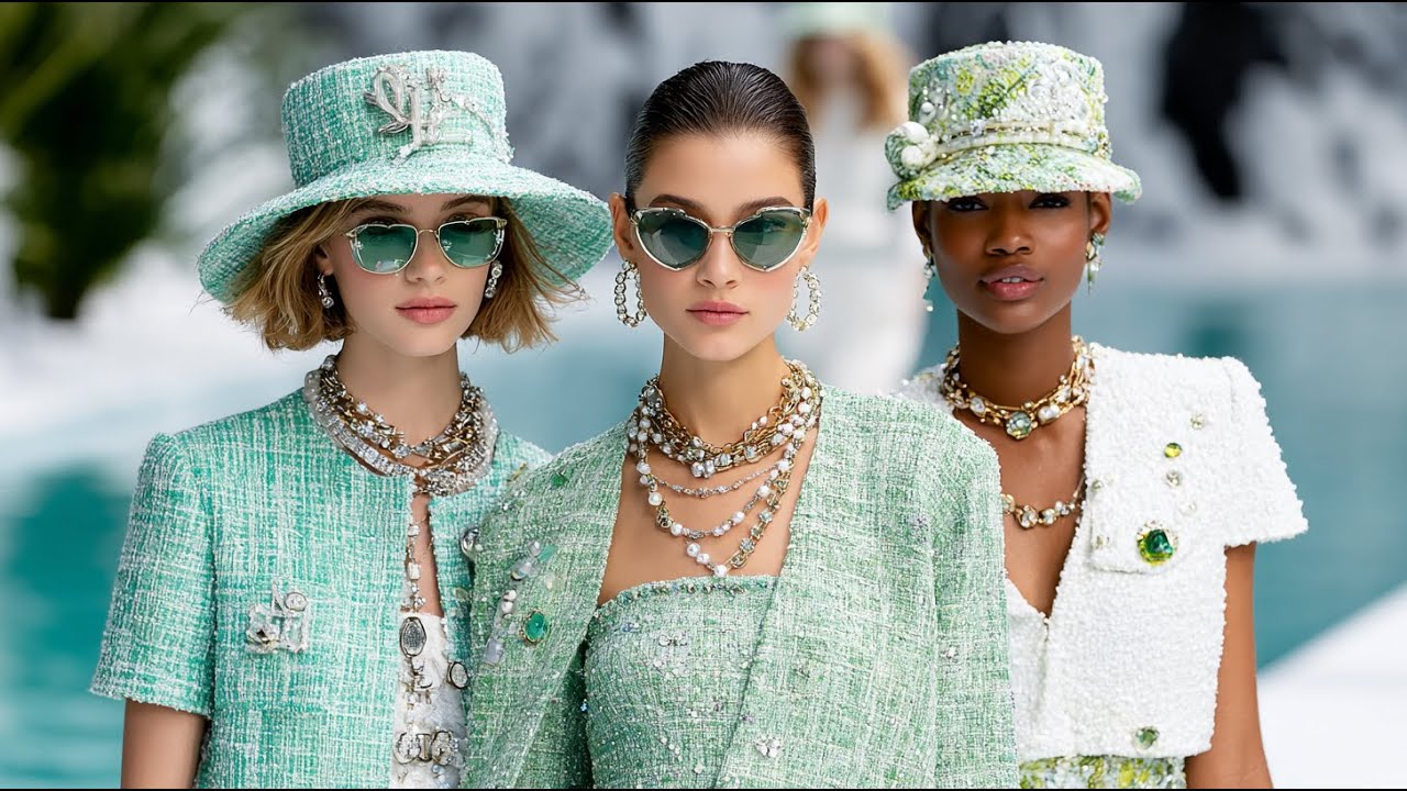CHANEL 2026/27 | Цвет морской пены и жемчуг – идеи для спокойного сезонного шика