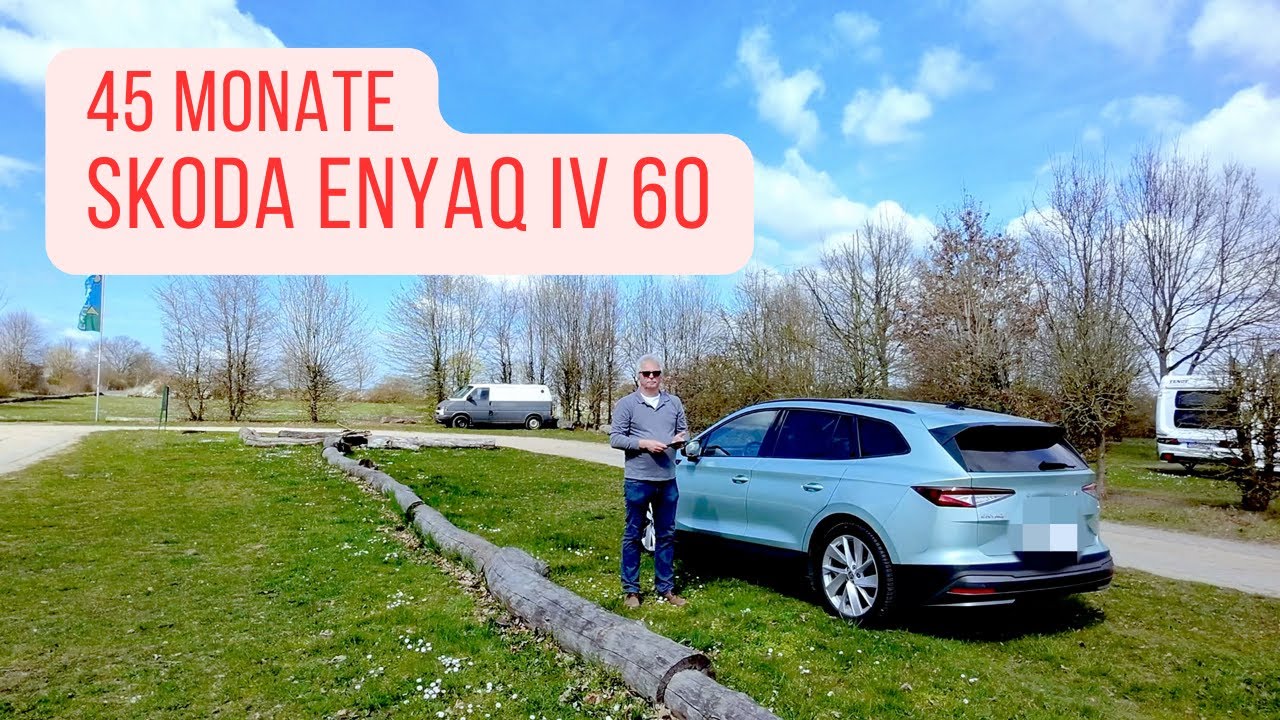 45 Monate unterwegs mit dem Enyaq iV 60 und fast 60.000 km #elektromobilität #skoda #laden