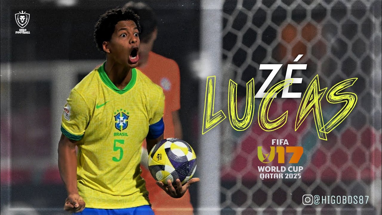 Z&eacute; Lucas ● Brazil ● Highlights from the FIFA U-17 World Cup Qatar 2025 HD