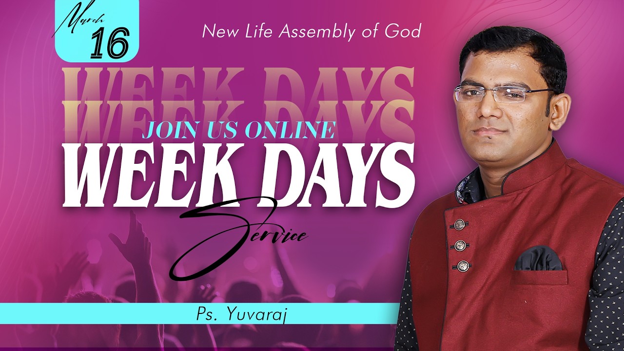 WEEKDAY SERVICE | PS.YUVARAJ | 16 MAR 2026