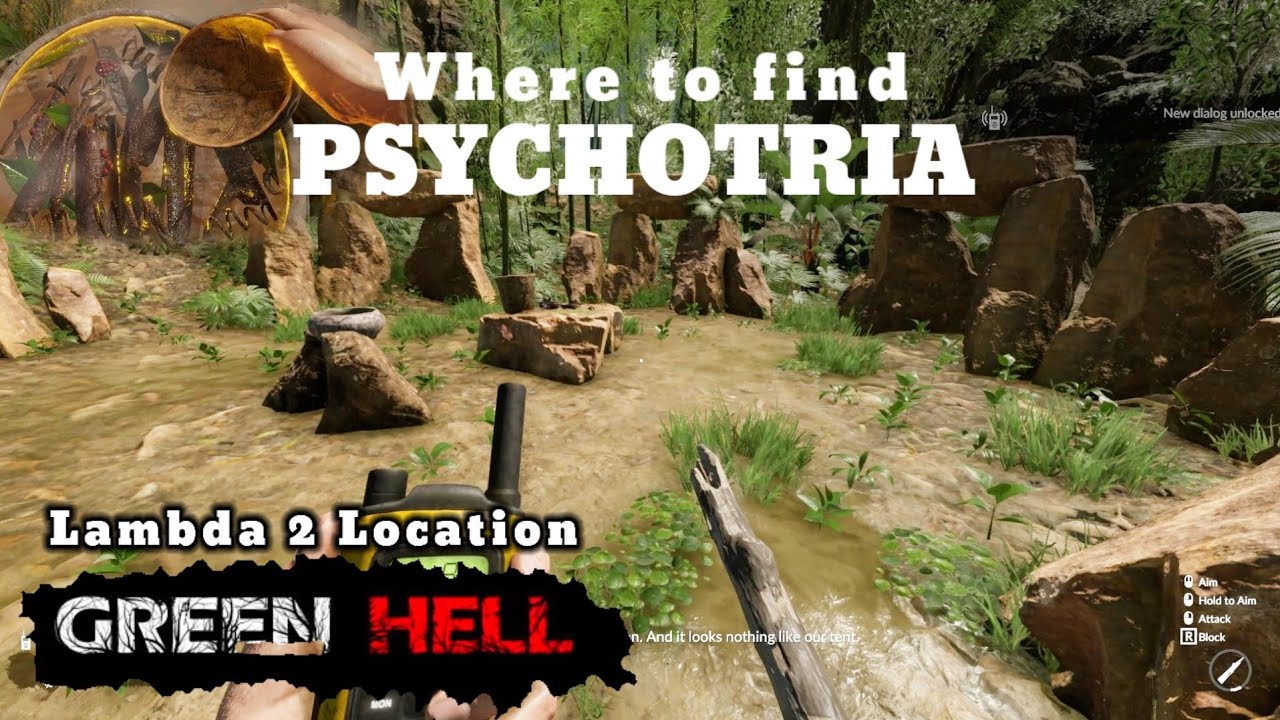 Где найти психотрию на лямбда-2? Учебные материалы по Green Hell #Психотрия #GreenHell2020