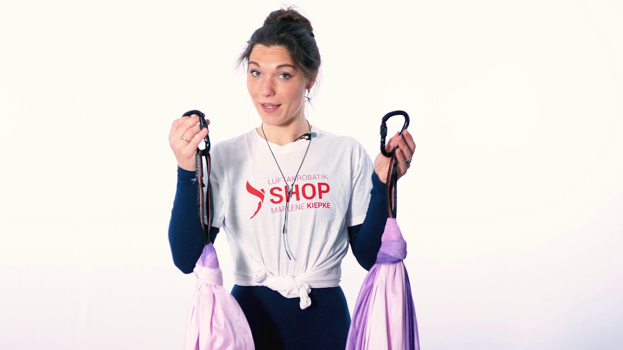 Yogatuch Einpunktaufhängung und/oder Zweipunktaufhängung