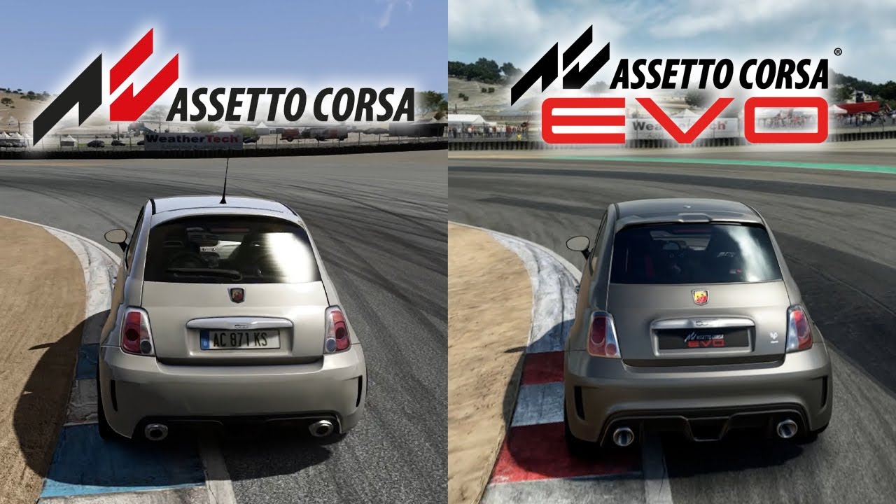 Assetto Corsa vs Assetto Corsa EVO | Gameplay Comparison
