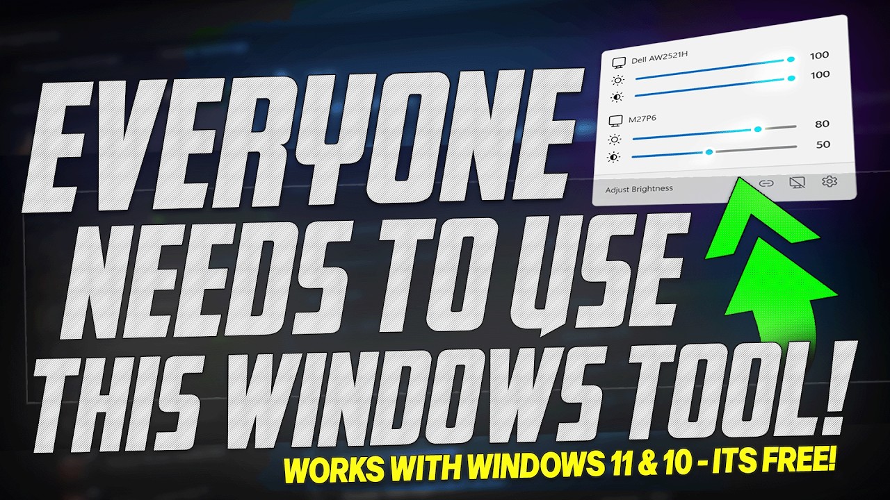 🔧 Всем стоит использовать это БЕСПЛАТНОЕ приложение для Windows (Управление яркостью ЛЮБОГО монит...