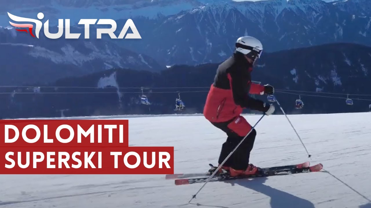 DOLOMITI SUPERSKI TOUR 2023 ep. 12 - Pista Trametsch, comprensorio Plose, Bressanone - ICARUS ULTRA