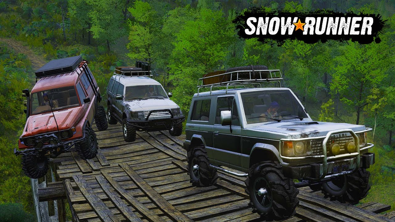 ¡CONVOY TODO TERRENO EN CAMPEROS 4X4! | Snow Runner