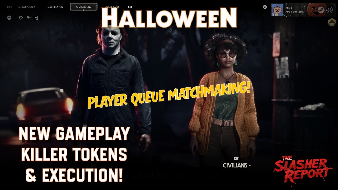 Очередь игроков, подбор матчей и жетоны убийцы! | Halloween The Game