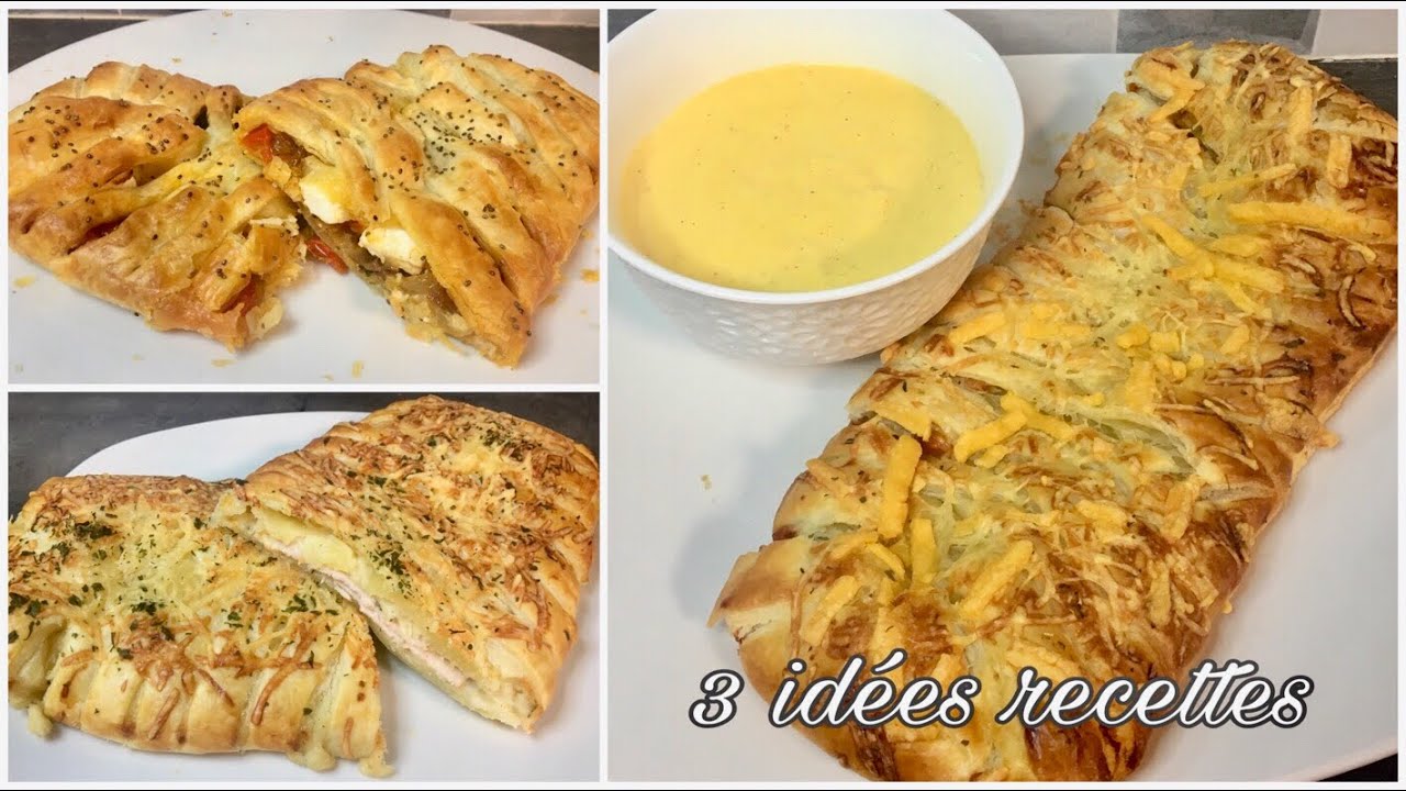 3 idées de recettes à faire avec de la pâte feuilletée 💡😋