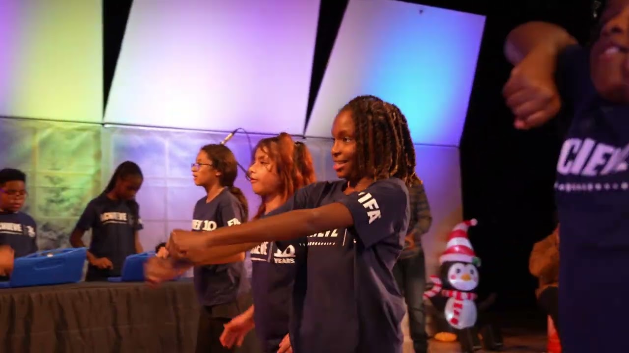 Achieve Music Frederick Douglass students performing at the 2025 Achieve Miami Winter Festival