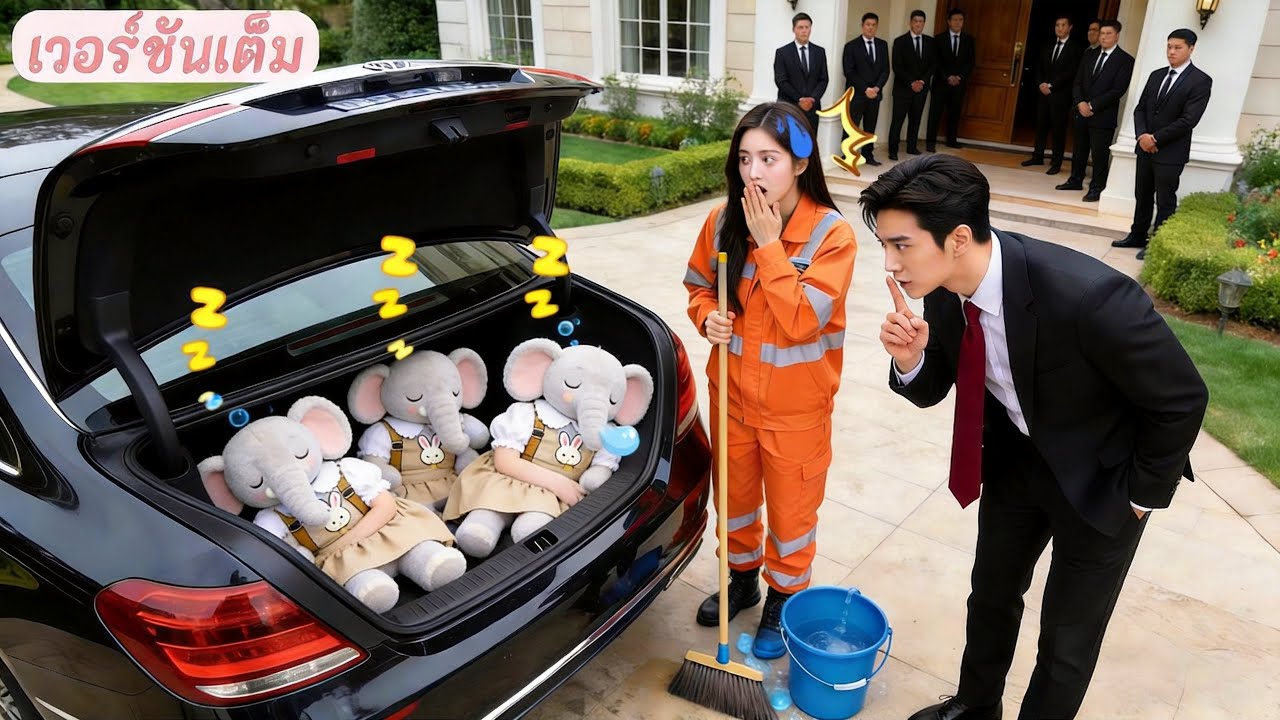 ลูกสาวสามคนของแม่บ้านจนหลับในท้ายรถ CEO—เขาช็อกพบว่าเป็นลูกตน พากลับบ้านเลี้ยงดูอย่างตามใจ!