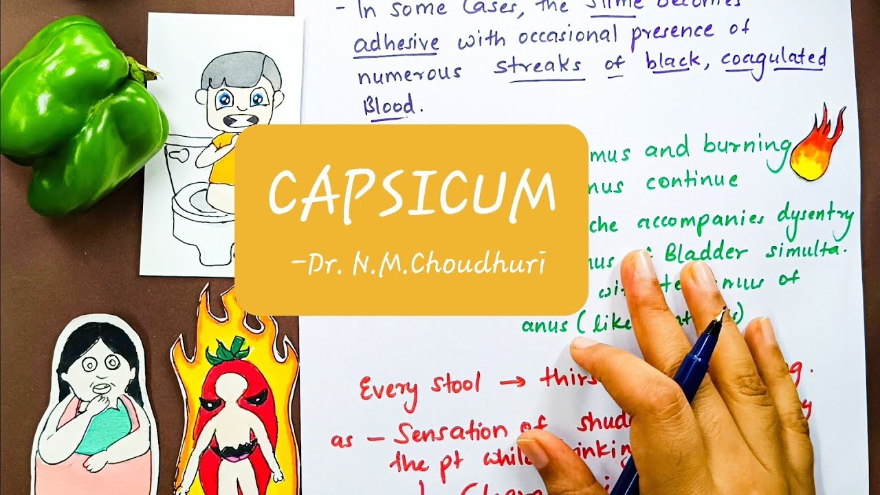 Capsicum🫑 | From Dr. N. M. Choudhuri's Materia Medica