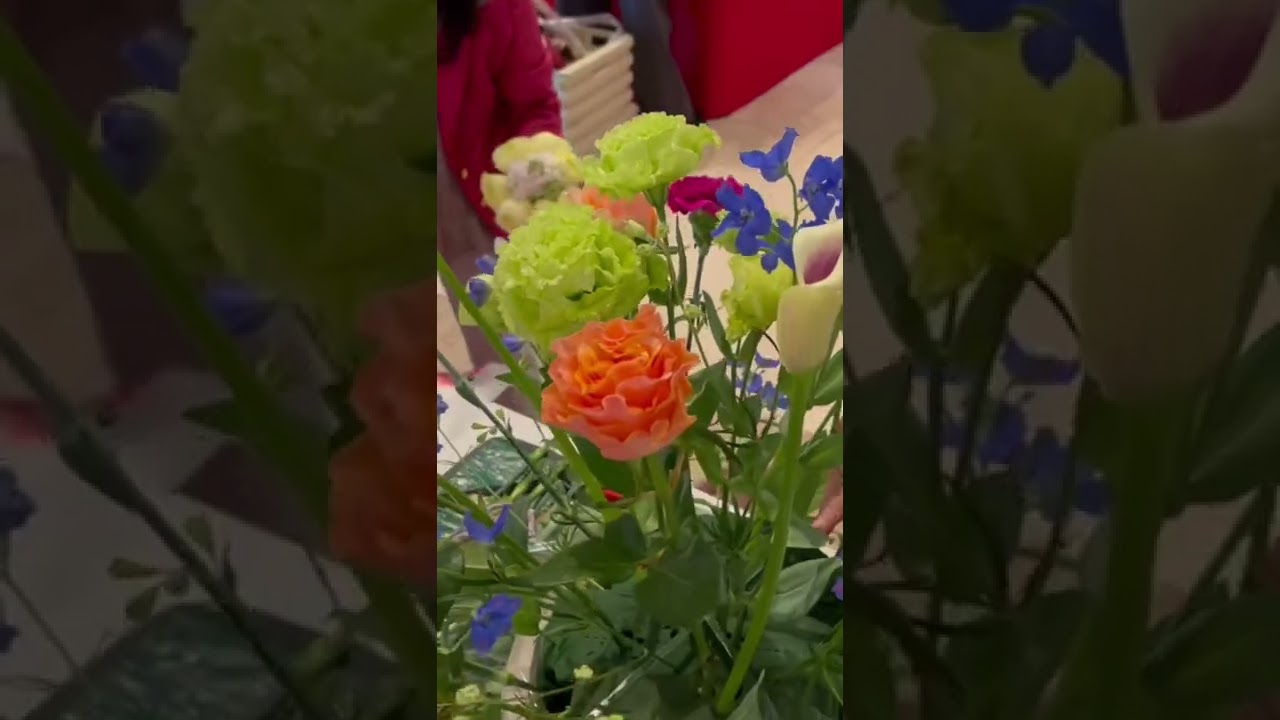 How to make flower art for a spring exhibition