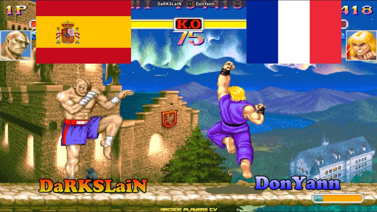 超级街霸2X ➤ DaRKSLaiN (Spain) vs DonYann (France) Super Street Fighter 2 Turbo