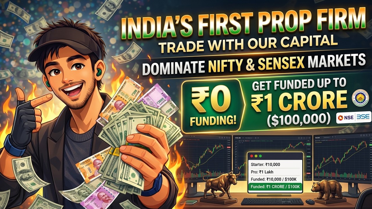 Day 5: 1 Cr Challenge / India&rsquo;s First Stock Market Prop Firm? ₹5 Lakh Funded Account Explained 🔥