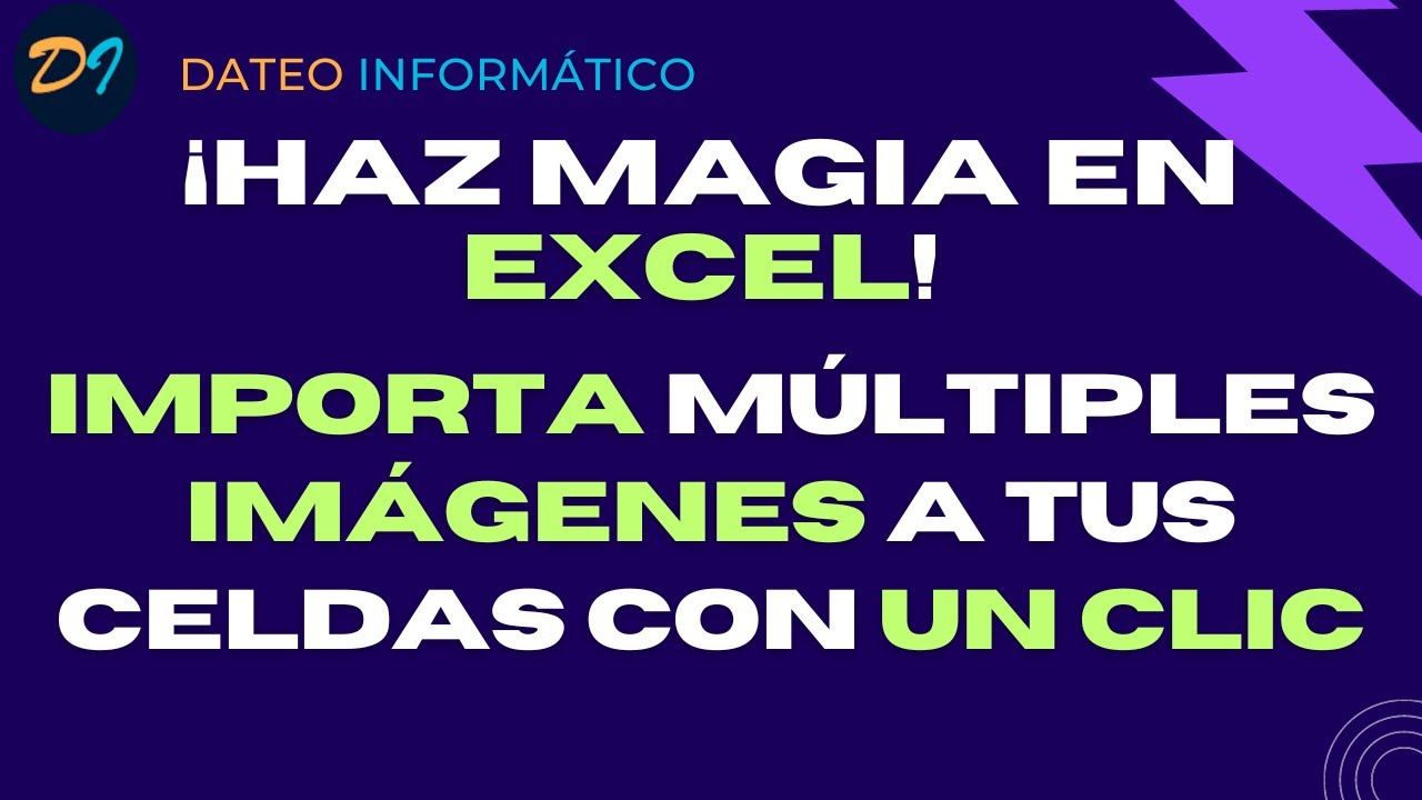 Importa múltiples imágenes a tus celdas en Excel