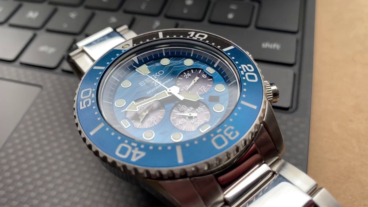Seiko Prospex Save The Ocean Special Edition Chronograph Watch