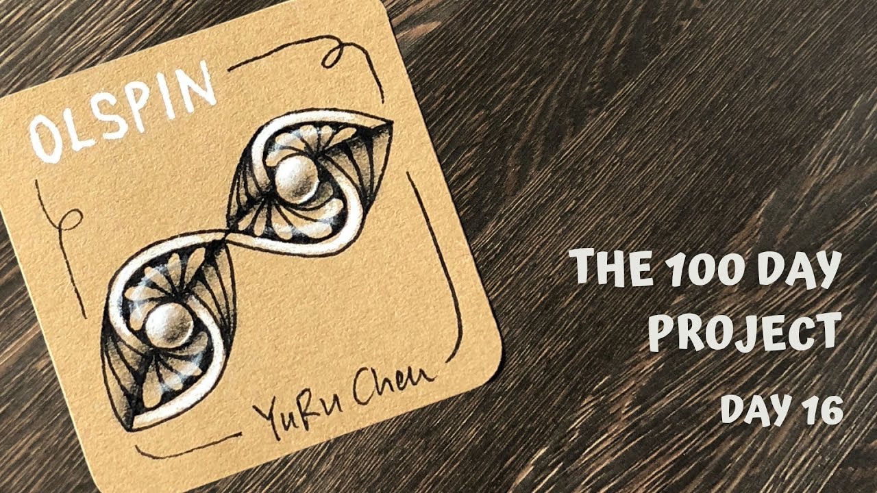 Day 16 of 100 Days of Tangling - Olspin