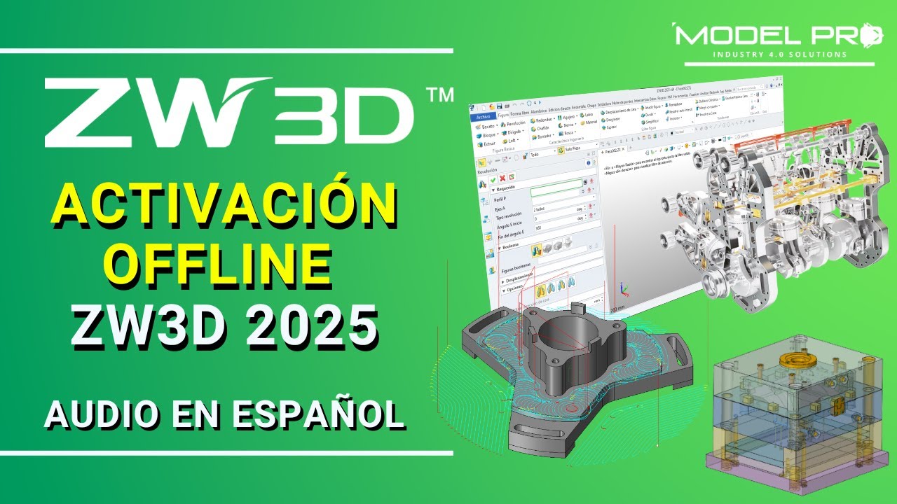 ZW3D🚨Activación fuera de línea (Offline) de licencia Standalone (fija) en Español
