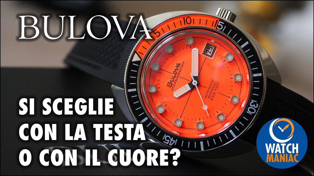 Bulova Oceanographer Devil Diver, la recensione della nuova variante con quadrante arancione