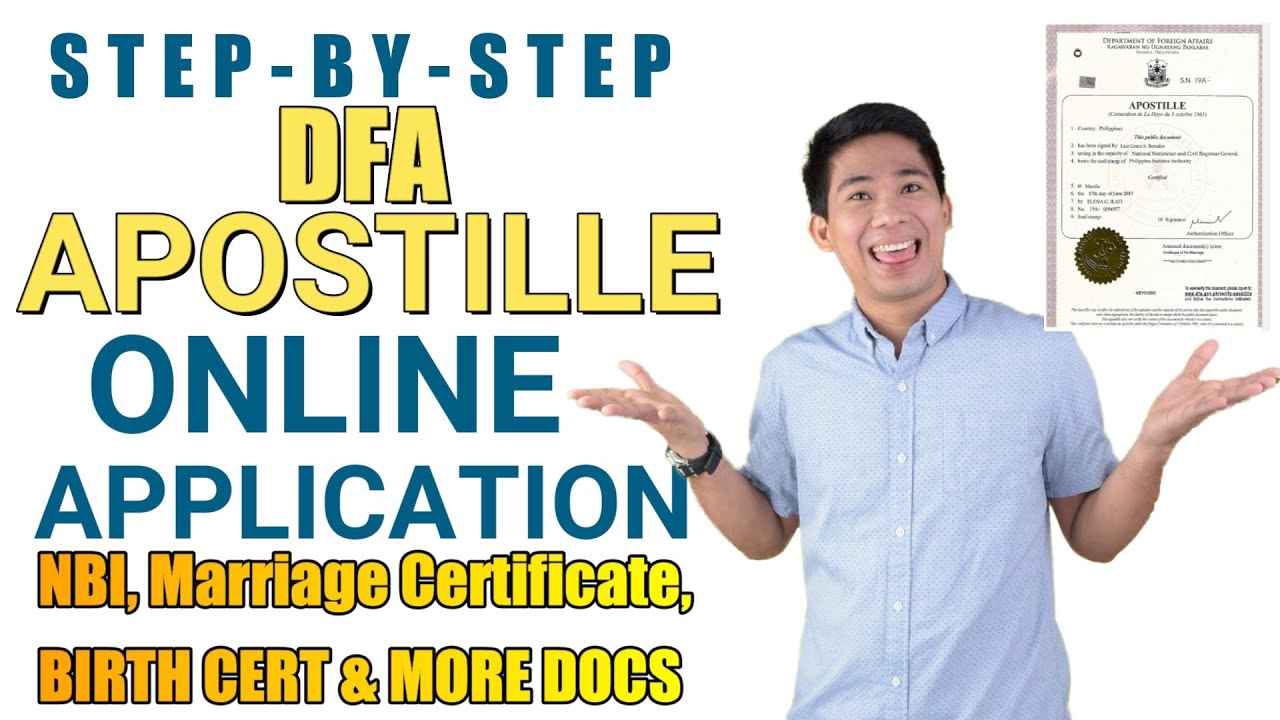 PAANO MAGPA-APOSTILLE NG NBI,Marriage, Death, Divorce, BIR & More certificates sa DFA | UPDATED 2023