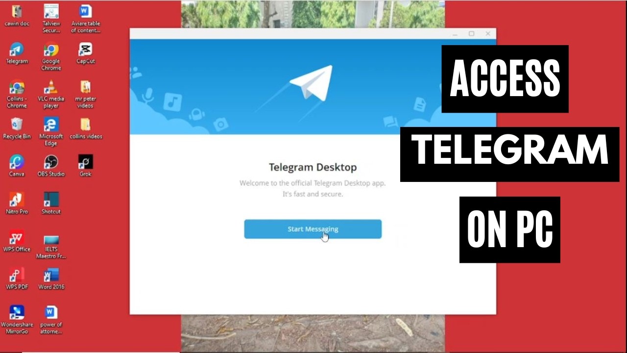 Как войти в свой аккаунт Telegram на ноутбуке || Как получить доступ к Telegram на ПК