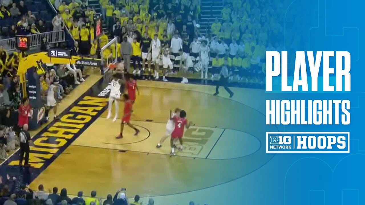 Morez Johnson Highlights vs. Rutgers | Michigan Basketball | 12/06/2025