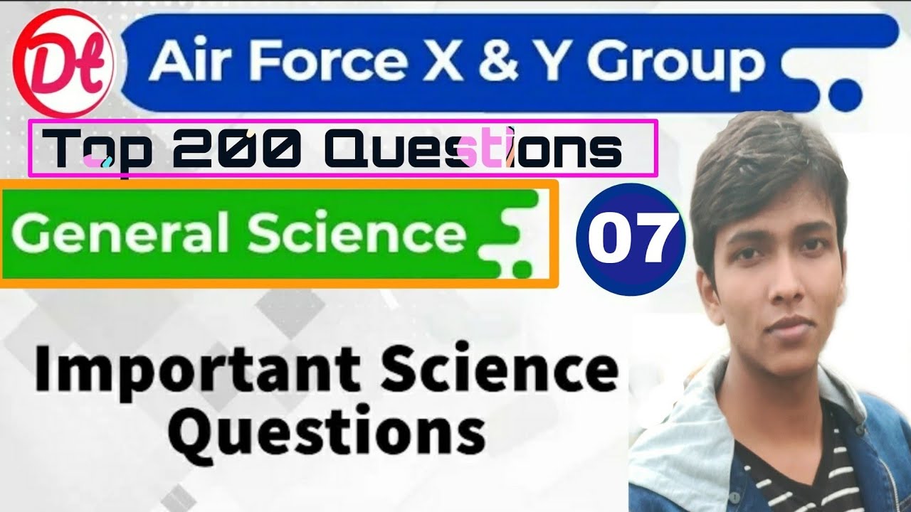 General science top 200 questions,For Airforce y group|Airforce  2020|Important Science Question