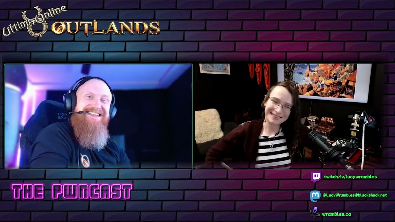 The Pwncast ep03 LucyWrambles UO Outlands Podcast Ultima Online 2023