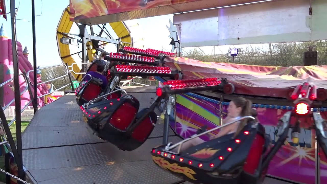 Anderton & Rowland's Thriller Offride @ Plymouth Central Park Easter Fair 2015