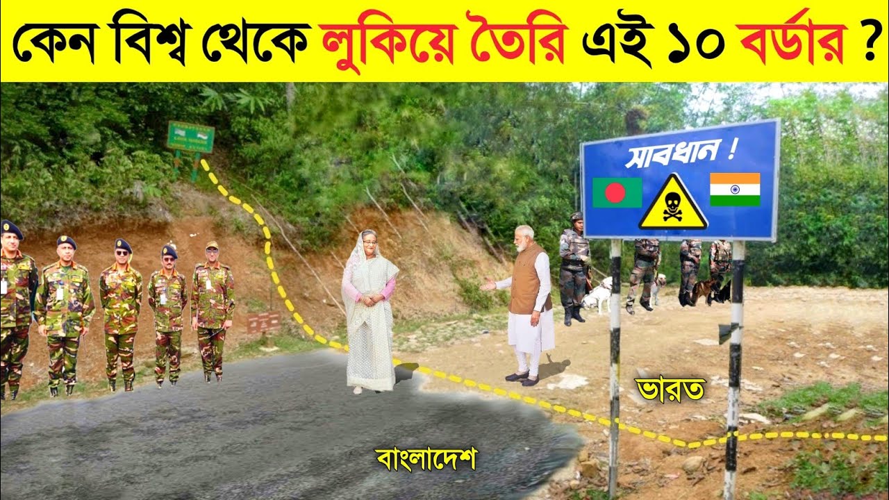 পৃথিবীর সবচেয়ে আশ্চর্যজনক এই ১০ বর্ডার দেখলে অবাক হবেন আপনিও ! 😱😱 || amazing international borders
