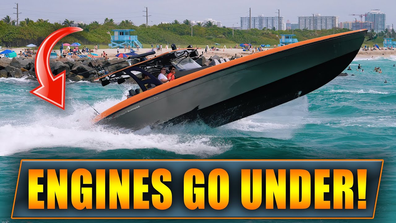 BOAT CAPSIZED PLUS HUGE WAVES AT HAULOVER INLET! | Haulover Boats | Wavy Boats