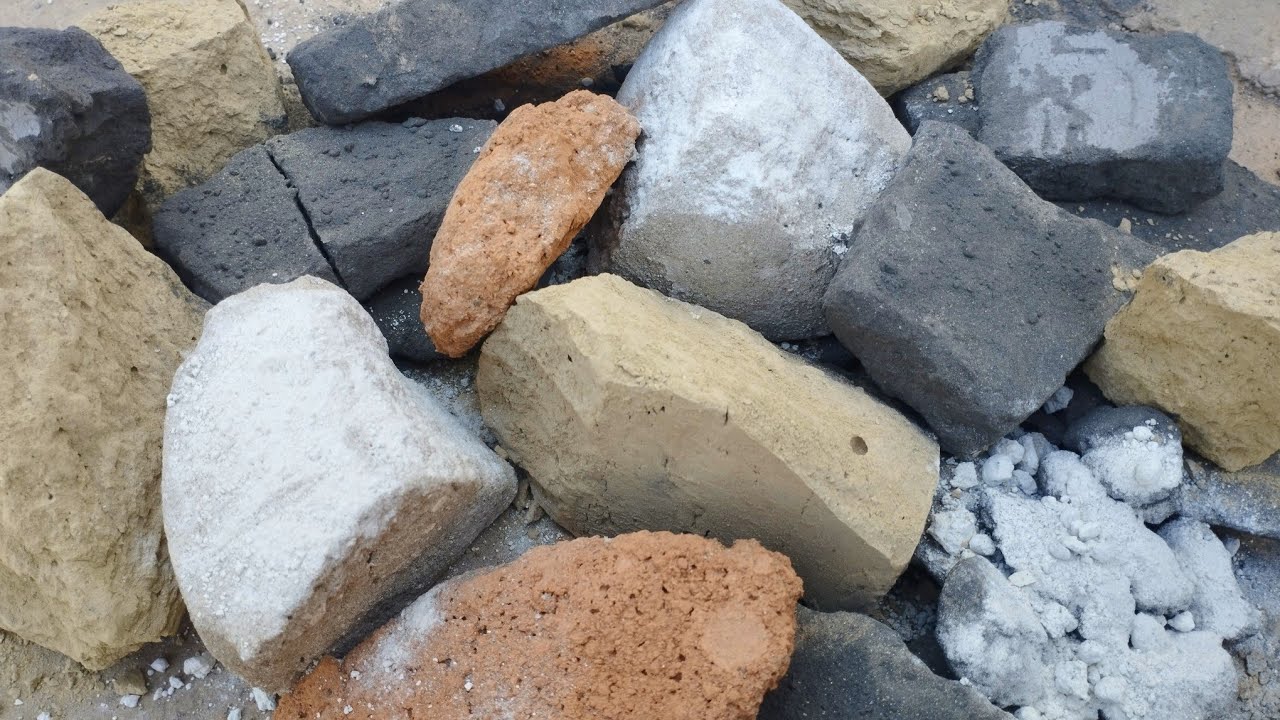 6K Celebration 🥳🎉 All Clay / Dirt Textures Mix Crumbling On the Floor ASMR satisfying Crushing