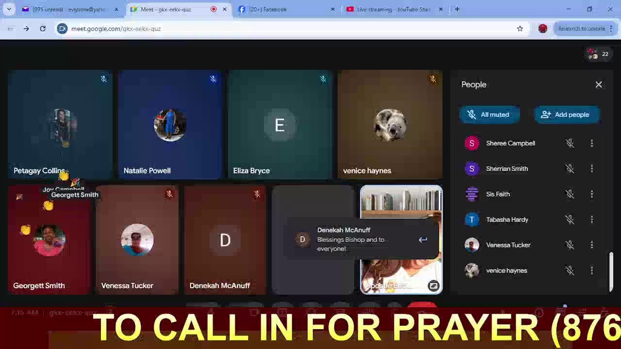 F.A.M.I FASTING DAY  6 MORNING  WITH BISHOP DR. ERIC BOXX JP