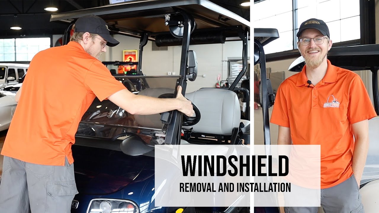 Golf Cart Windshield Removal and Installation | Dean Team Golf Carts